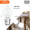 LED Golf Ball 6.5W=60W Cool White B22/BC Bayonet Cap Bulb3