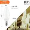 LED Candle 6.5W=60W Cool White Small Edison Screw SES E14 Bulbs3