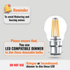 LED Filament Dimmable Golf 4.5W=40W Warm White Bayonet Cap BC B22 Bulbs3