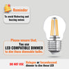 LED Filament Dimmable Golf 4.5W=40W Warm White Edison Screw ES E27 Bulbs3