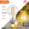 LED Dimmable Filament GLS 7W (60w), ES/E27, 806 Lumens, Warm White(2700K), 240V4