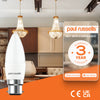 LED Candle 6.5W=60W Warm White Bayonet Cap BC B22 Bulbs4