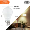 LED GLS 8W=60W Cool White Bayonet Cap BC B22 Light Bulbs3