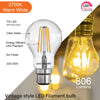 LED Dimmable Filament GLS 7W (60w), BC/B22, 806 Lumens, Warm White(2700K), 240V4