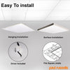 LED Square Panel 36W IP20 Day Light 6500K Ultra Slim Ceiling Light4