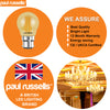 LED Filament Golf Ball 4W=35W Extra Warm White Amber 2200K BC B22 Bayonet Cap Bulbs5