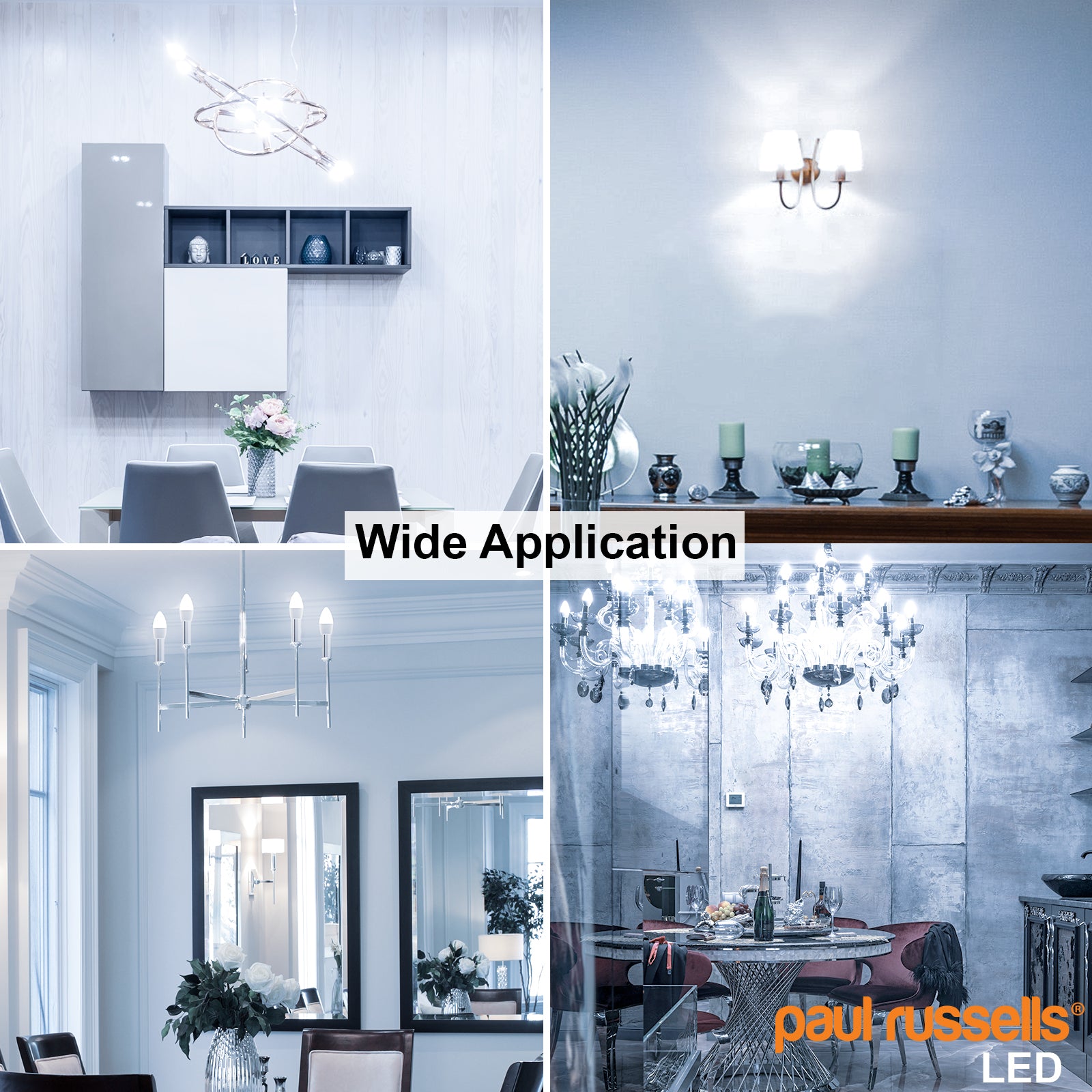 LED Candle 6.5W=60W Day Light Bayonet Cap BC B22 Bulbs