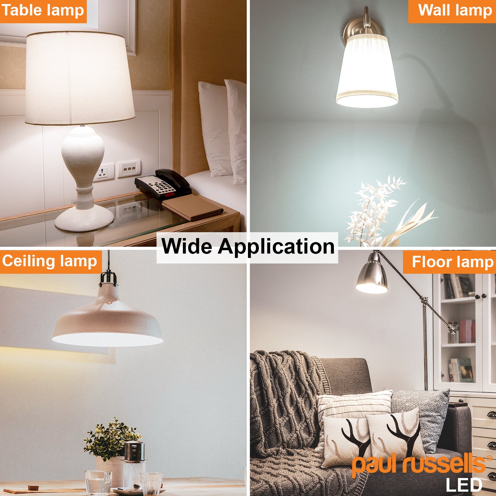 LED Golf Ball 6.5W=60W Cool White Small Edison Screw SES E14 Bulbs