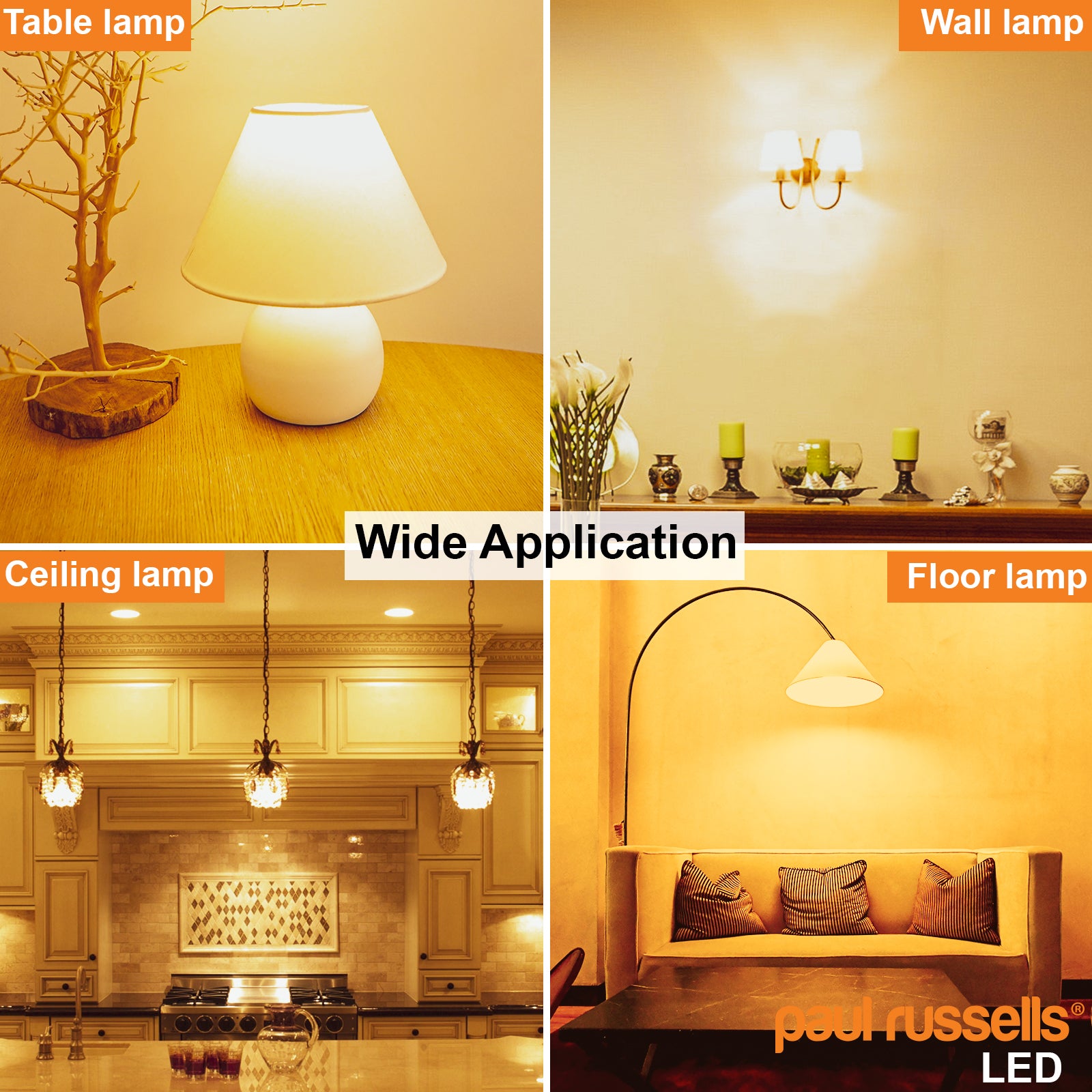 LED Golf Ball 6.5W=60W Warm White Small Bayonet Cap SBC B15 Bulbs