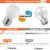LED Golf Ball 6.5W=60W Warm White Edison Screw ES E27 Bulbs5
