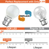 LED Golf Ball 4.9W=40W Warm White Bayonet Cap BC B22 Bulbs6