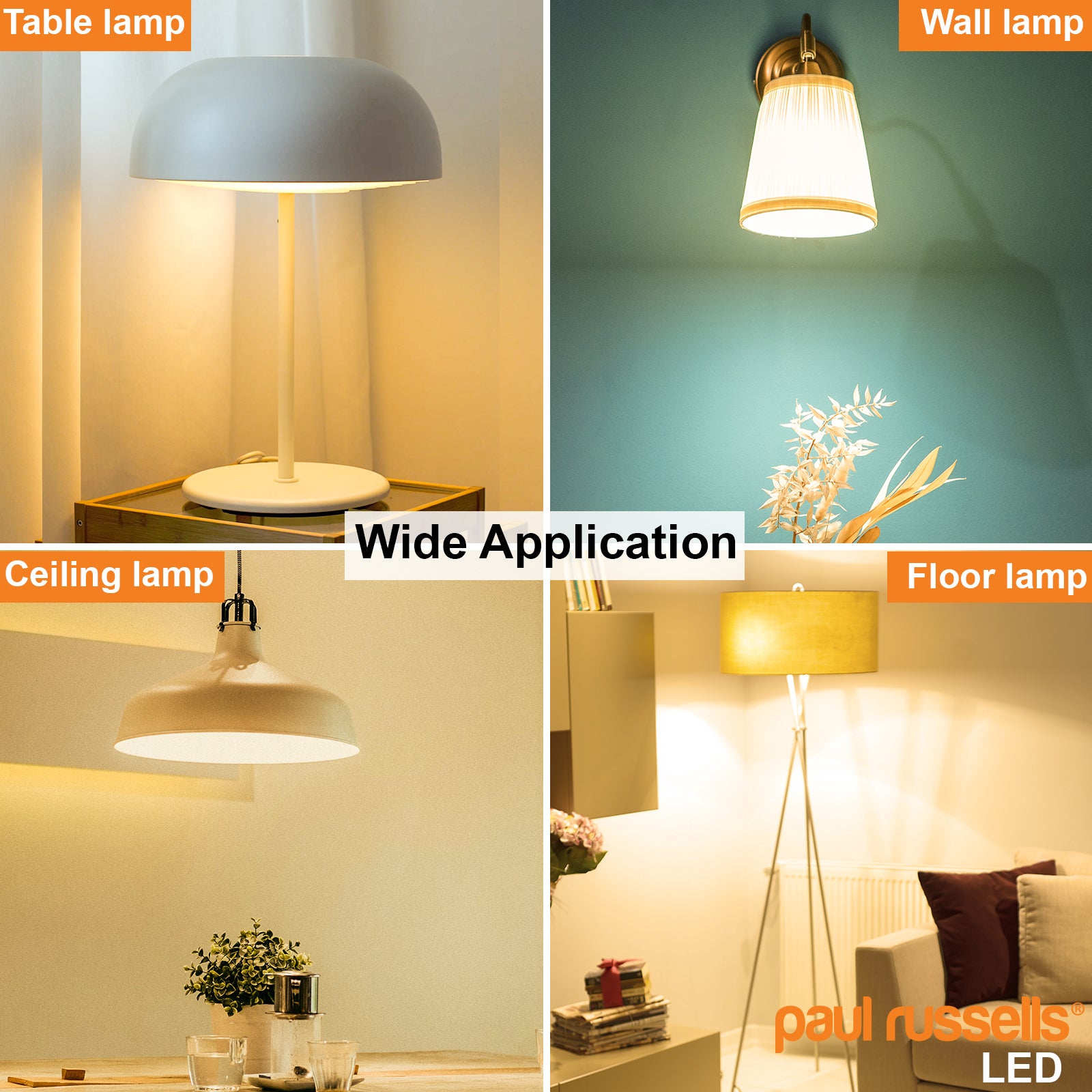 LED GLS 13W=100W Warm White ES E27 Edison Screw Bulbs