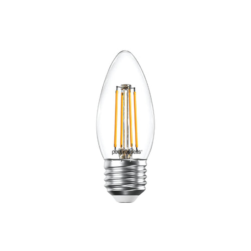 LED Filament Candle 4.5W=40W Warm White ES E27 Edison Screw Cap Bulbs