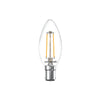 LED Filament Candle 2.5W=25W Warm White 2700K SBC B15 Small Bayonet Cap Bulbs1