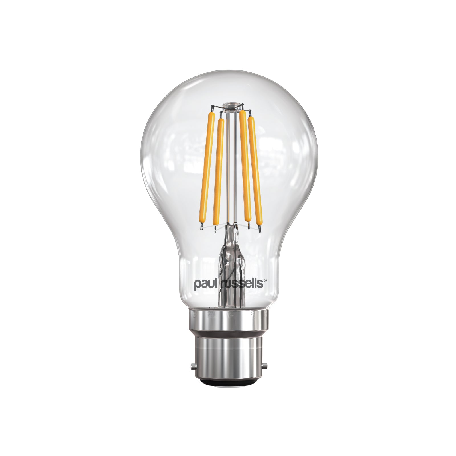 LED Filament GLS 4.5W=40W Warm White BC B22 Bayonet Cap Bulbs