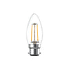LED Filament Candle 2.5W=25W Warm White 2700K BC B22 Bayonet Cap Bulbs1