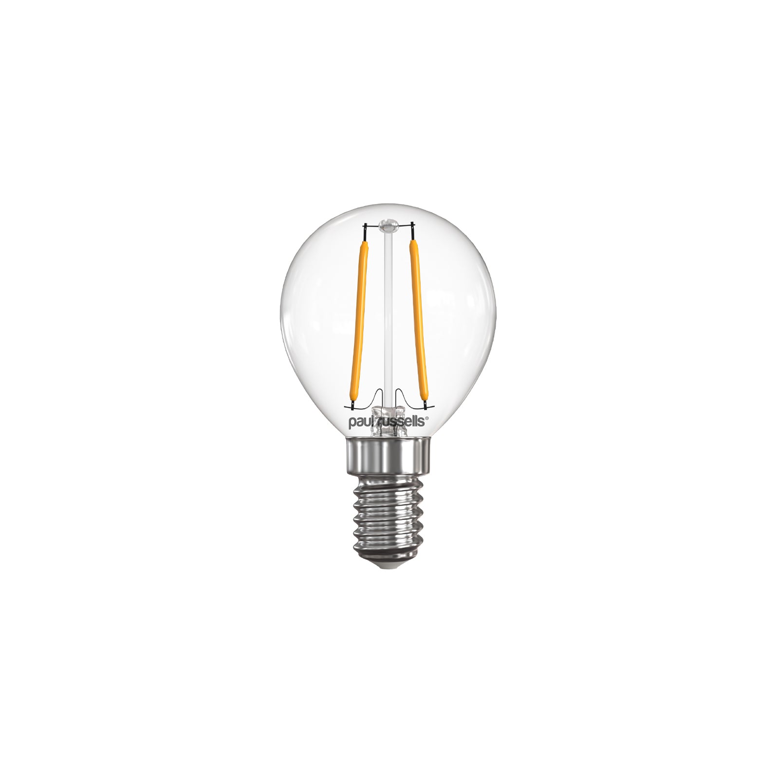 LED Filament GOLF 2.5W=25W Warm White SES E14 Small Edison Screw Bulbs
