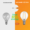 LED Filament GOLF 2.5W=25W Warm White SES E14 Small Edison Screw Bulbs4