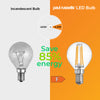 LED Filament GOLF 4.5W=40W Warm White SES E14 Small Edison Screw Cap Bulbs4