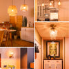 LED Filament Golf Ball 2.5W=20W Extra Warm White Amber 2200K SES E14 Small Edison Screw Bulbs8