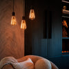 LED Dimmable Filament Spiral ST64, 4W=25w ES/E27 AM Extra Warm White 1800K Decorative Bulb6