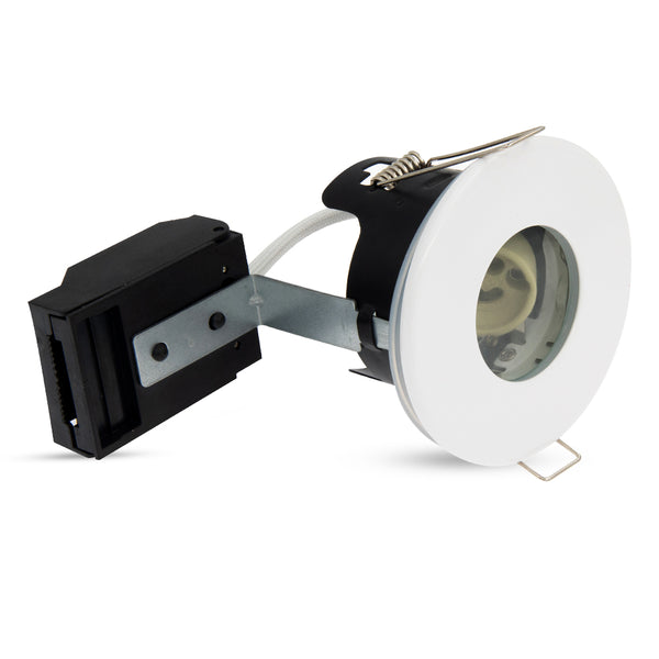 LED Fire Rated Downlights, IP65, White Bezel, Without Bulb – paul russells
