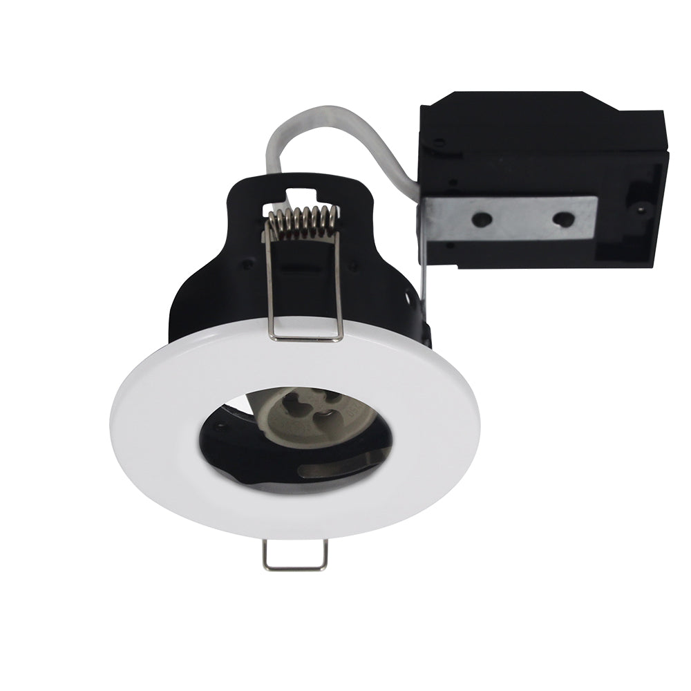 LED Fire Rated Downlights, IP20, White Bezel, Without Bulb