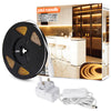 COB LED Strip Light 24V, 5W/M, 320 LEDs/M, 3000K Warm White, 400 Lumens, 5M Flexible Tape, IP201