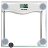 Digital Bathroom Scales, Body Weight, Weighing Scale, 150KG Wide Platform, Transparent Glass White1