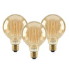 7W LED G95, E27, 600lm, Dimmable, 2200K (3 Pack)6