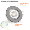 Paul Russells 4.8W LED Non Fire Rated Tiltable Downlight, Warm/Cool/Day White 3 Adjustable CCT, IP44, Chrome Bezel6