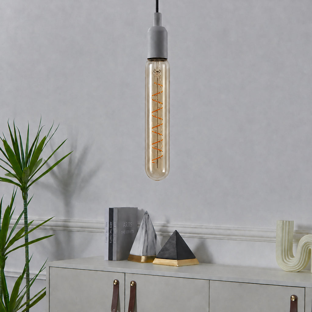 LED Filament Spiral T32 4W=25w Extra Warm White (AMBER) ES E27 Edison Screw Decorative Bulbs