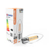 LED Filament Candle 4.5W=40W Warm White ES E27 Edison Screw Cap Bulbs3
