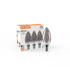 2.5W LED Candle, E14, 60lm, Dimmable, 1800K (3 Pack)3