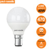 LED Golf Ball 4.9W=40W Warm White Small Bayonet Cap SBC B15 Bulbs2