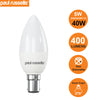 LED Frosted Candle 5W=40W Day Light 6500K SBC B15 Small Bayonet Cap [12 Bulbs]2