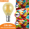 LED Filament Golf Ball 2W=25W Extra Warm White Amber 2200K SBC B15 Small Bayonet Cap [10 Bulbs]4