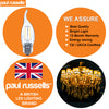 LED Filament Bent Tip Candle 2.5W=25W Warm White ES E27 Edison Screw Bulb4