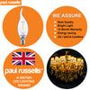 LED Filament Flame 2.5W=25W Warm White 2700K SES E14 Small Edison Screw Bulbs5
