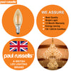 LED Filament Candle 4.5W=35W Extra Warm White Amber 2200K SES E14 Small Edison Screw Bulbs5
