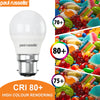 LED Frosted Golf Ball 3W=25W Day Light 6500K BC B22 Bayonet Cap [4 Bulbs]4