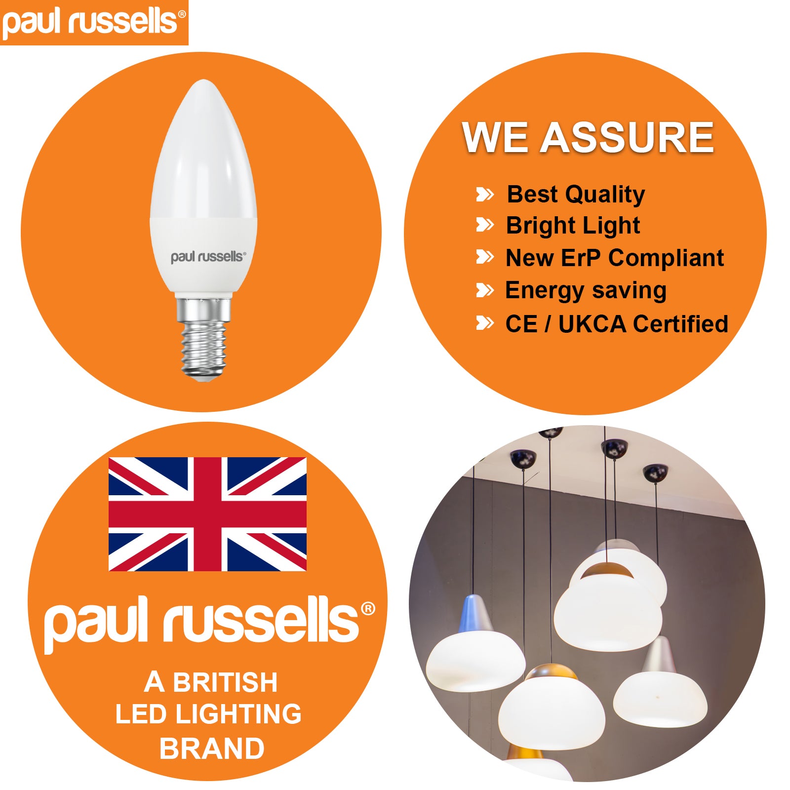 LED Frosted Candle 5.5W=40W Cool White 4000K SES E14 Small Edison Screw Bulbs