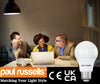 LED GLS 8W=50W Cool White Edison Screw ES E27 Light Bulbs6