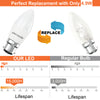 LED Candle 4.9W=40W Day Light Bayonet Cap BC B22 Bulbs5
