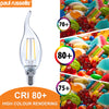 LED Filament Flame 2.5W=25W Warm White 2700K SES E14 Small Edison Screw Bulbs4