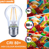 LED Filament Golf Ball 2.5W=25W Warm White 2700K ES E27 Edison Screw Bulbs6