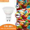 LED Frosted GU10 4W=40W Cool White 4000K Downlight [10 Bulbs]4