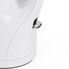 Paul Russells White Plastic Kettle - 1.7L Capacity, Perfect for 7 Cups, Family Size, Clear Water Window, LED Indicator, 2200w Quite boil, Sleek and Simple, Boil Dry Protection, Cord-free Serving.4