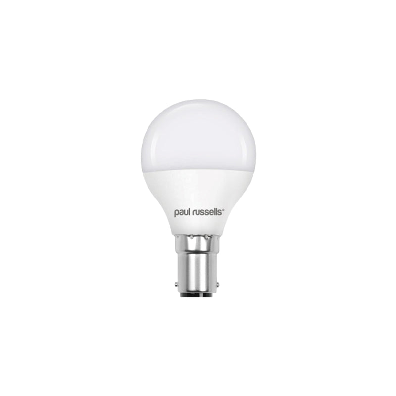 LED Golf Ball 4.9W=40W Day Light Small Bayonet Cap SBC B15 Bulbs