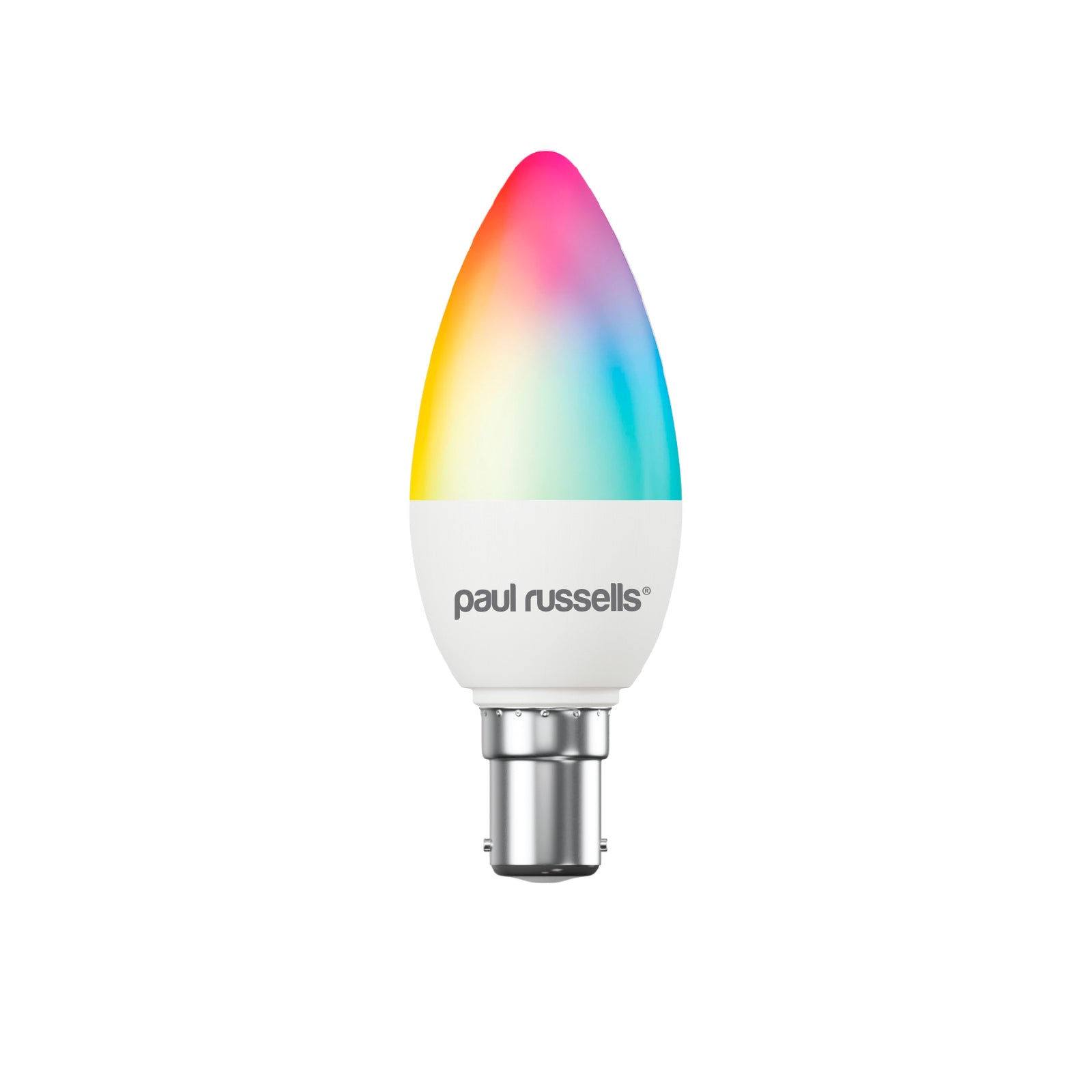 LED Smart Candle 4.8W (40w), SBC/B15, 450 Lumens, RGB+(2700K-6500K), 240V